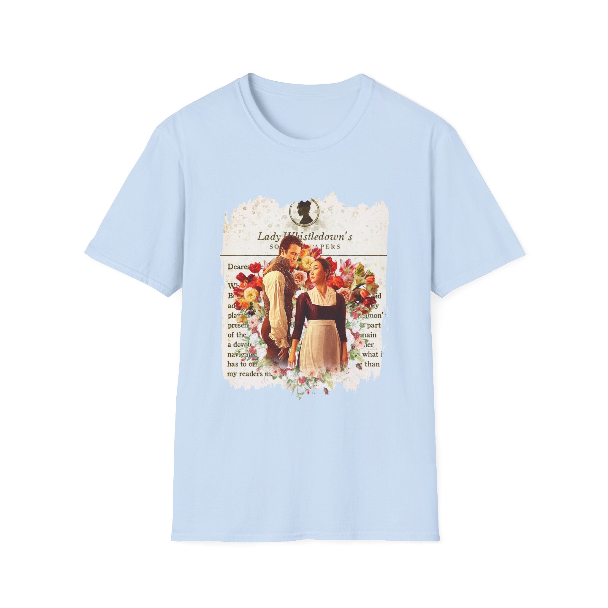 Benedict Bridgerton & Sophie Baek Maid Lady Whistledown Society Papers Netflix T-Shirt