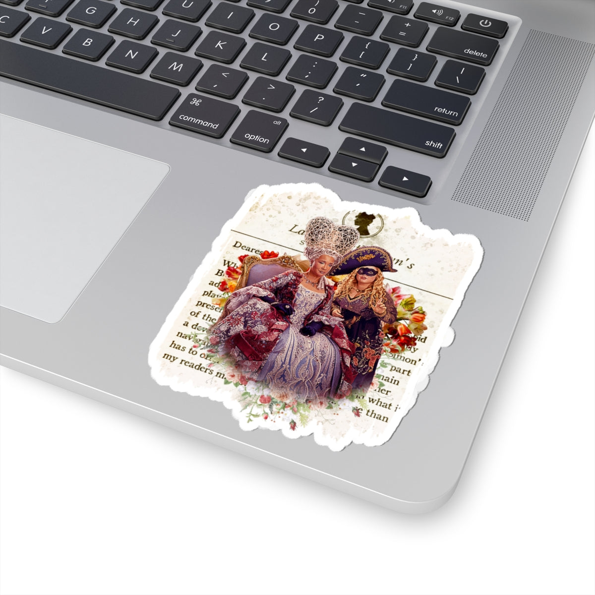 Queen Charlotte & Penelope Bridgerton Lady Whistledown Society Papers Netflix Sticker