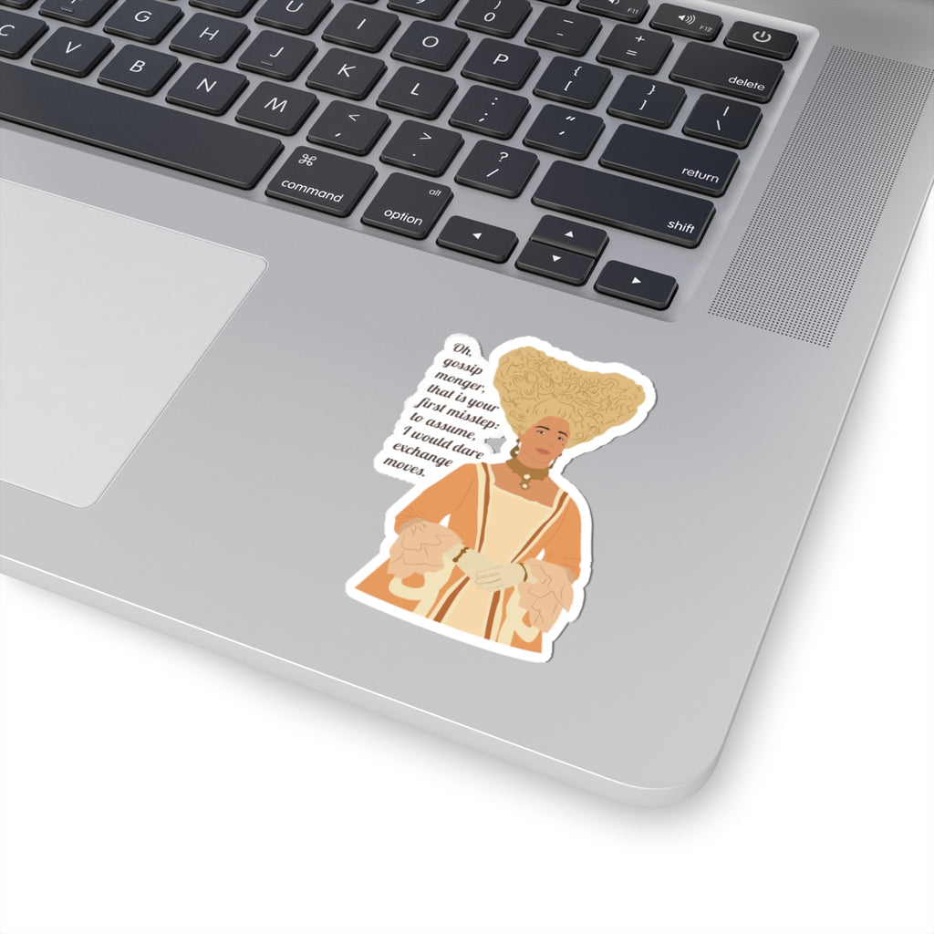 Oh Gossip Monger Queen Charlotte Bridgerton Netflix Sticker