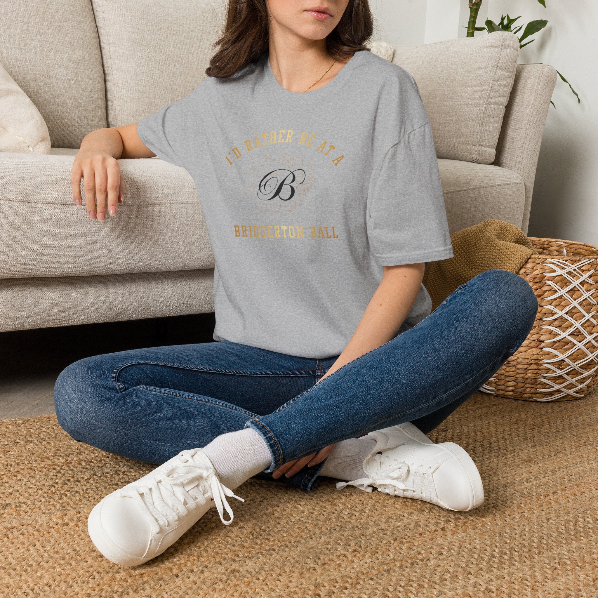 I'd Rather Be At A Brigderton Ball Gold Netflix T-Shirt