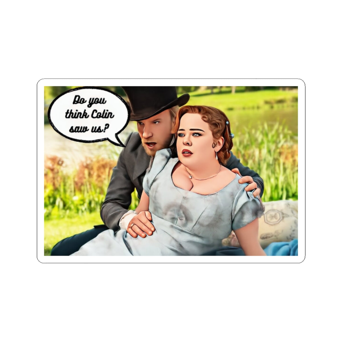Penelope & Lord Debling Bridgerton Netflix Sticker