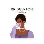 Michaela Stirling Masquerade Ball Bridgerton Season 4 Netflix Sticker