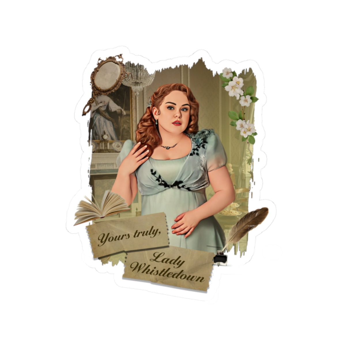 Penelope Bridgerton Portrait Netflix Sticker
