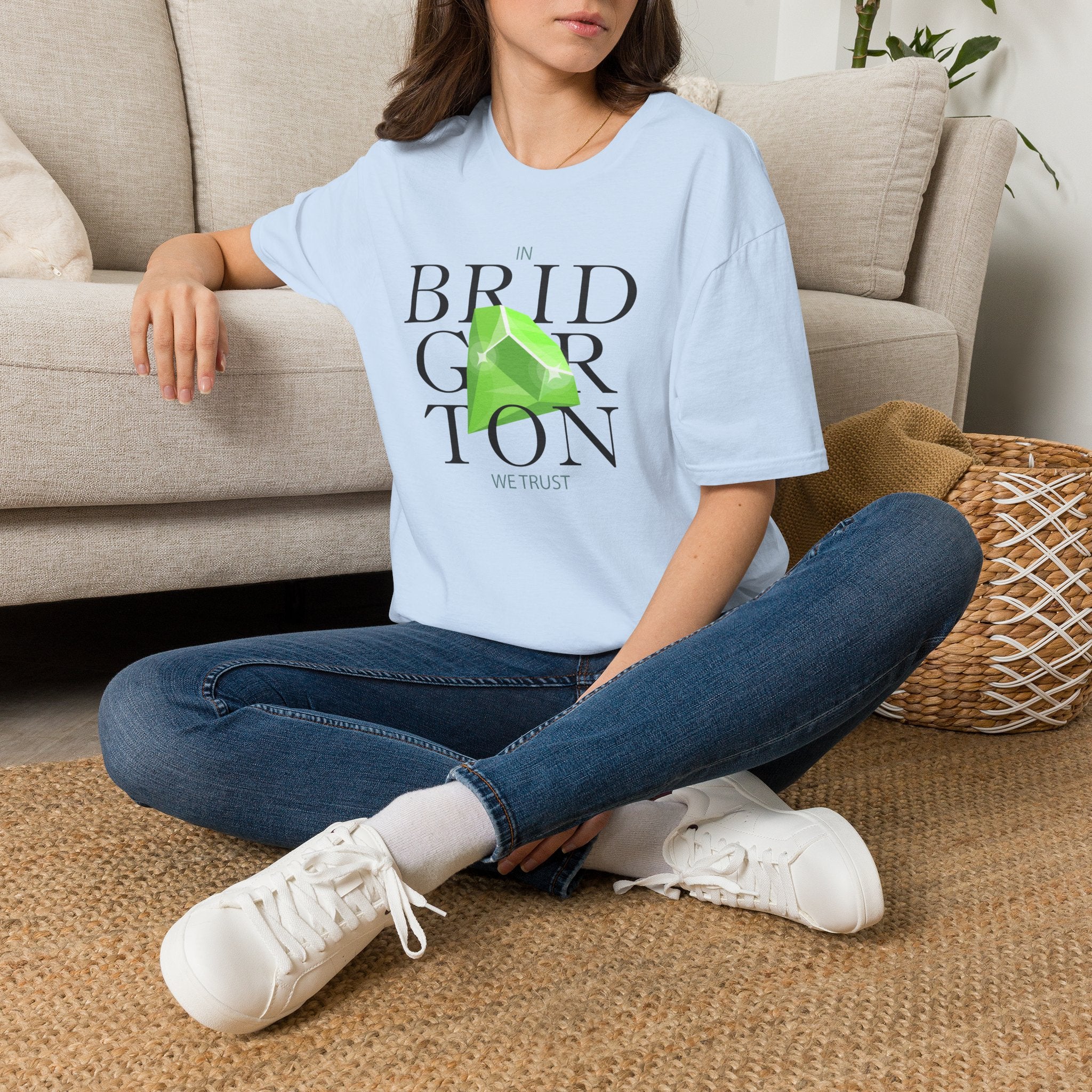 In Bridgerton We Trust Netflix Emerald T-Shirt