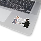 I Am Not A Man Of Many Words John Stirling & Francesca Bridgerton Netflix Sticker