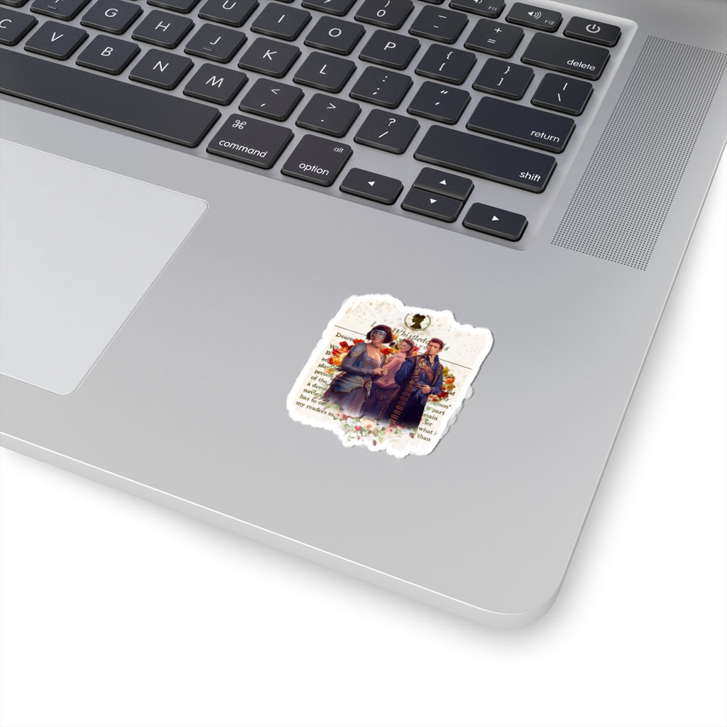 Eloise, Colin & Violet Brigerton Lady Whistledown Society Papers Sticker