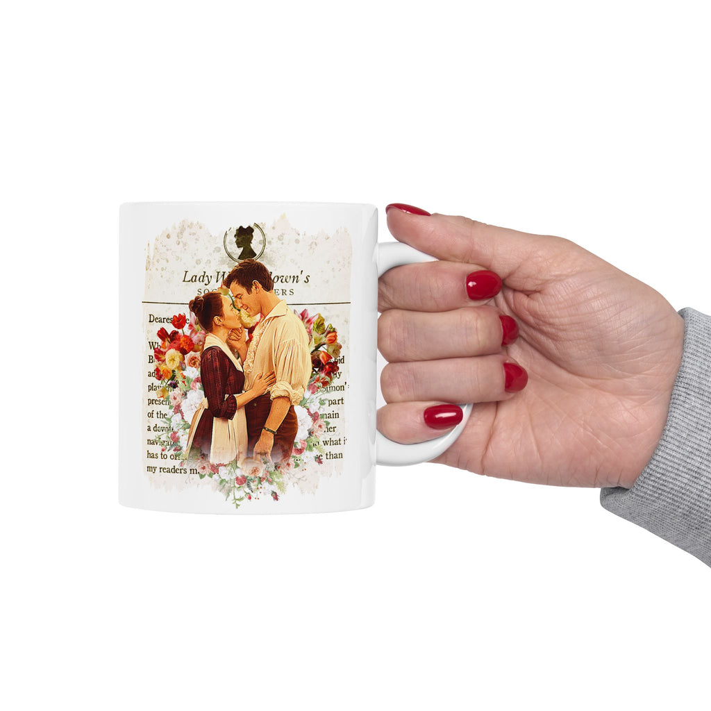 Benedict Bridgerton & Maid Sophie Baek Lady Whistledown Society Papers Netflix Mug