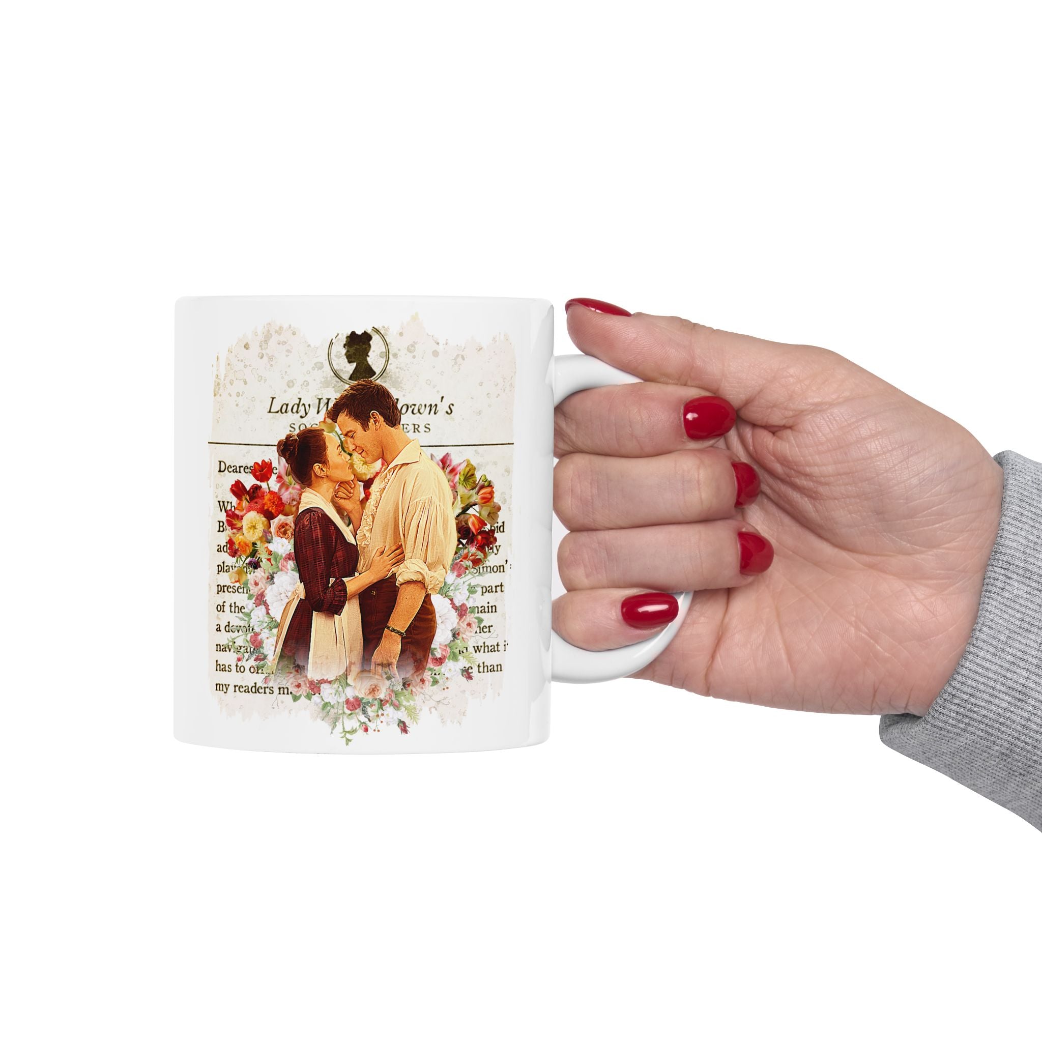 Benedict Bridgerton & Maid Sophie Baek Lady Whistledown Society Papers Netflix Mug
