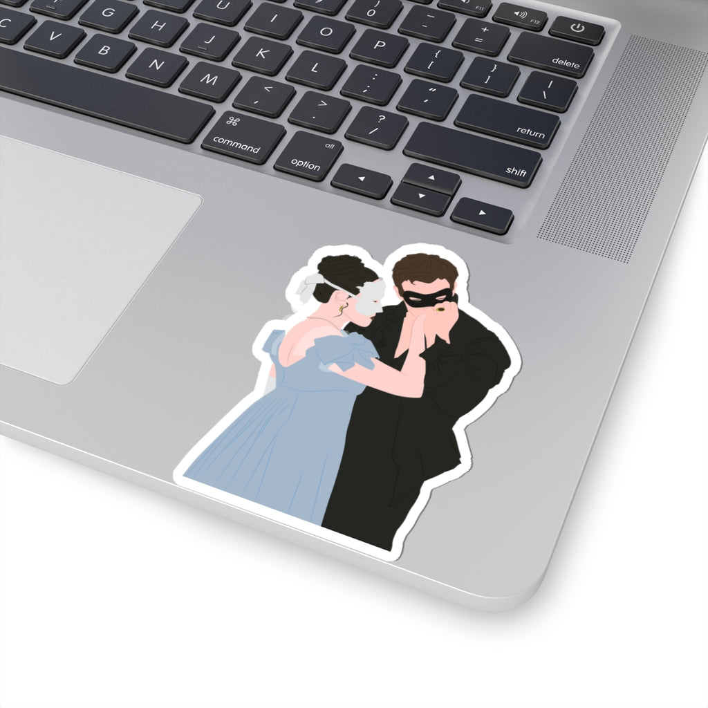Benedict & Sophie Benophie Masquerade Ball Dance Bridgerton Netflix Sticker