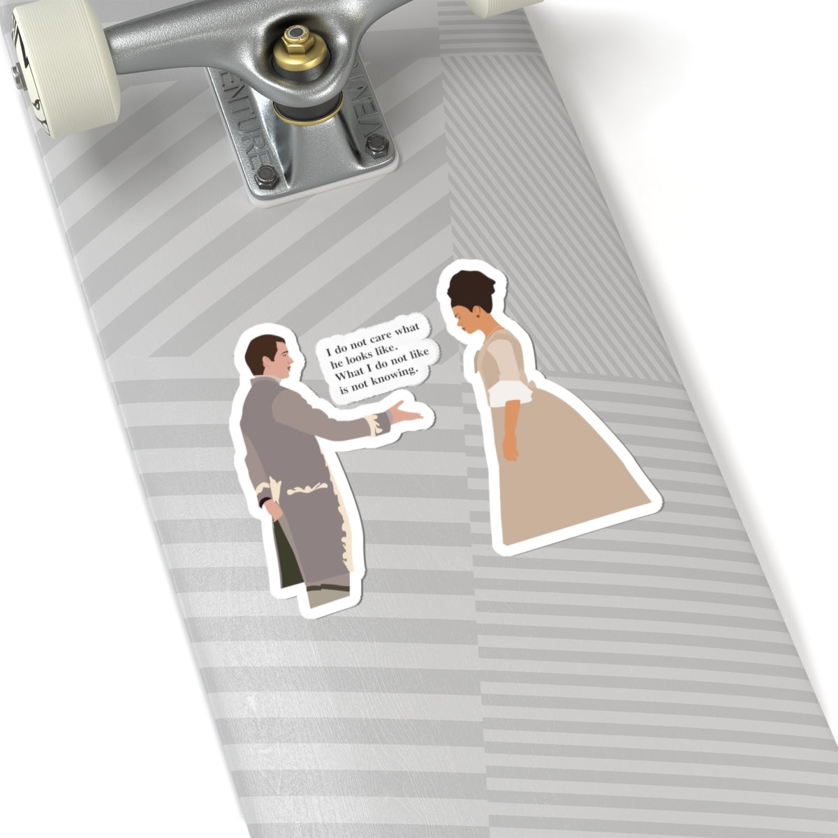I Do Not Care What He Looks Like Queen Charlotte Bridgerton Sticker
