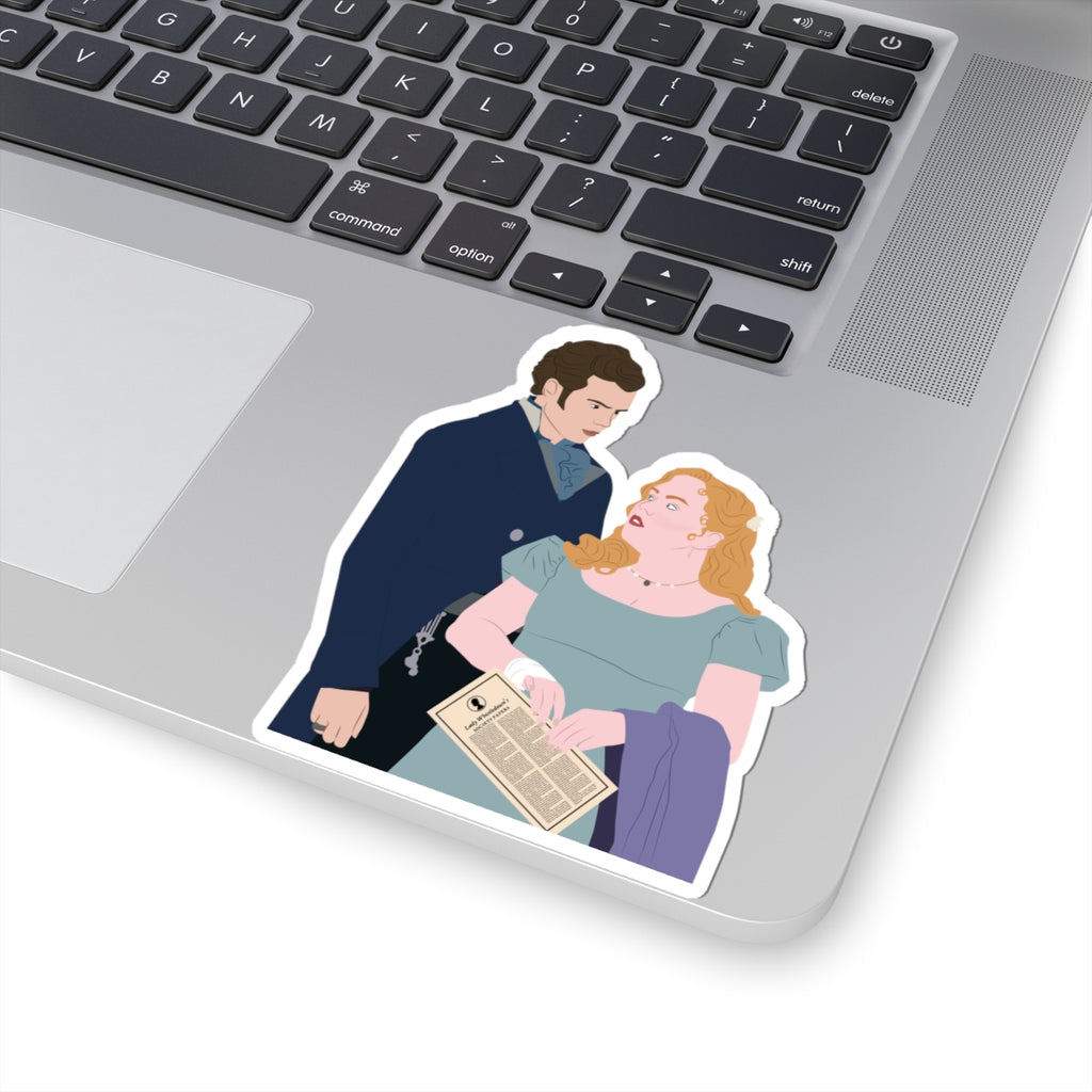 Colin Bridgerton & Penelope Featherington Polin Netlfix Sticker