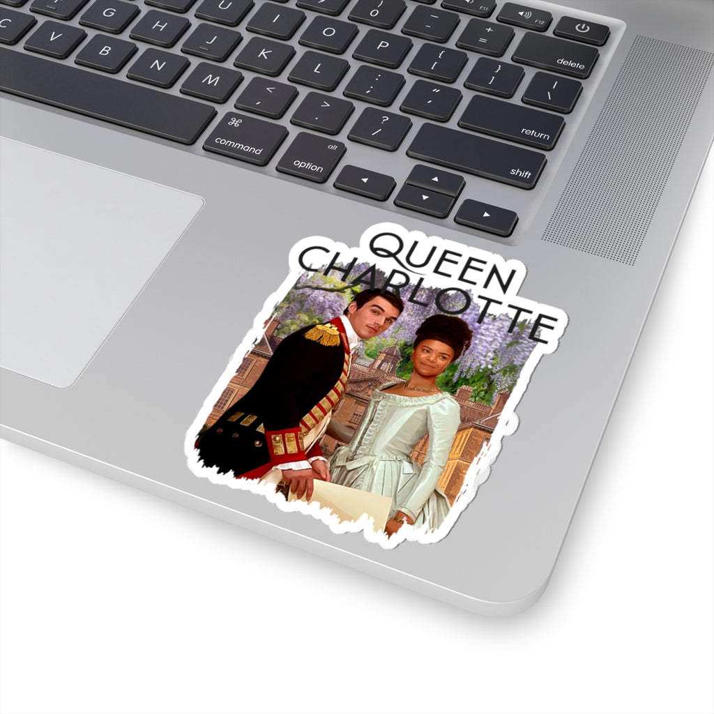Young Queen Charlotte & King George Bridgerton Netflix Sticker