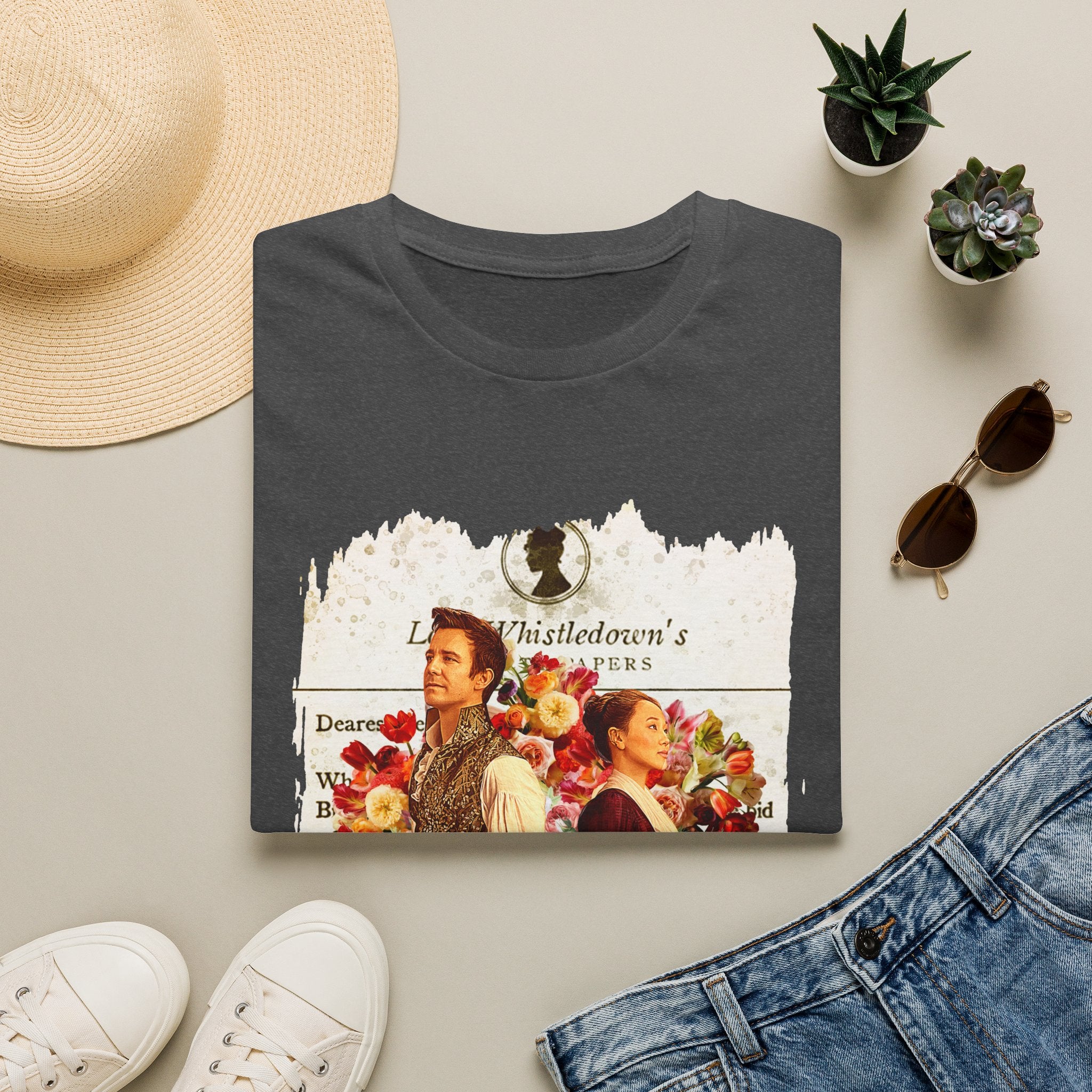 Benedict Bridgerton & Sophie Baek Back To Back Lady Whistledown Society Papers Netflix T-Shirt
