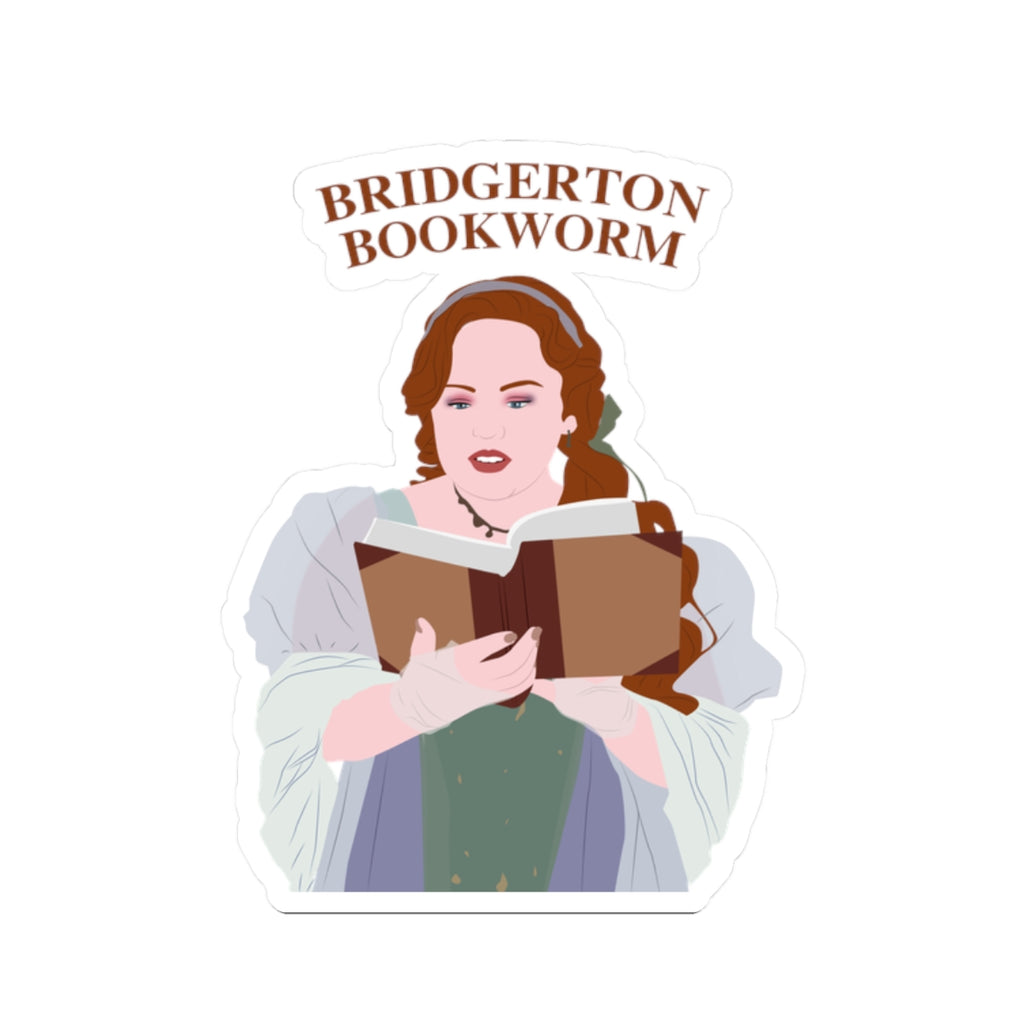 Bridgerton Bookworm Penelope Featherington Lady Whistledown Bridgerton Netflix Sticker