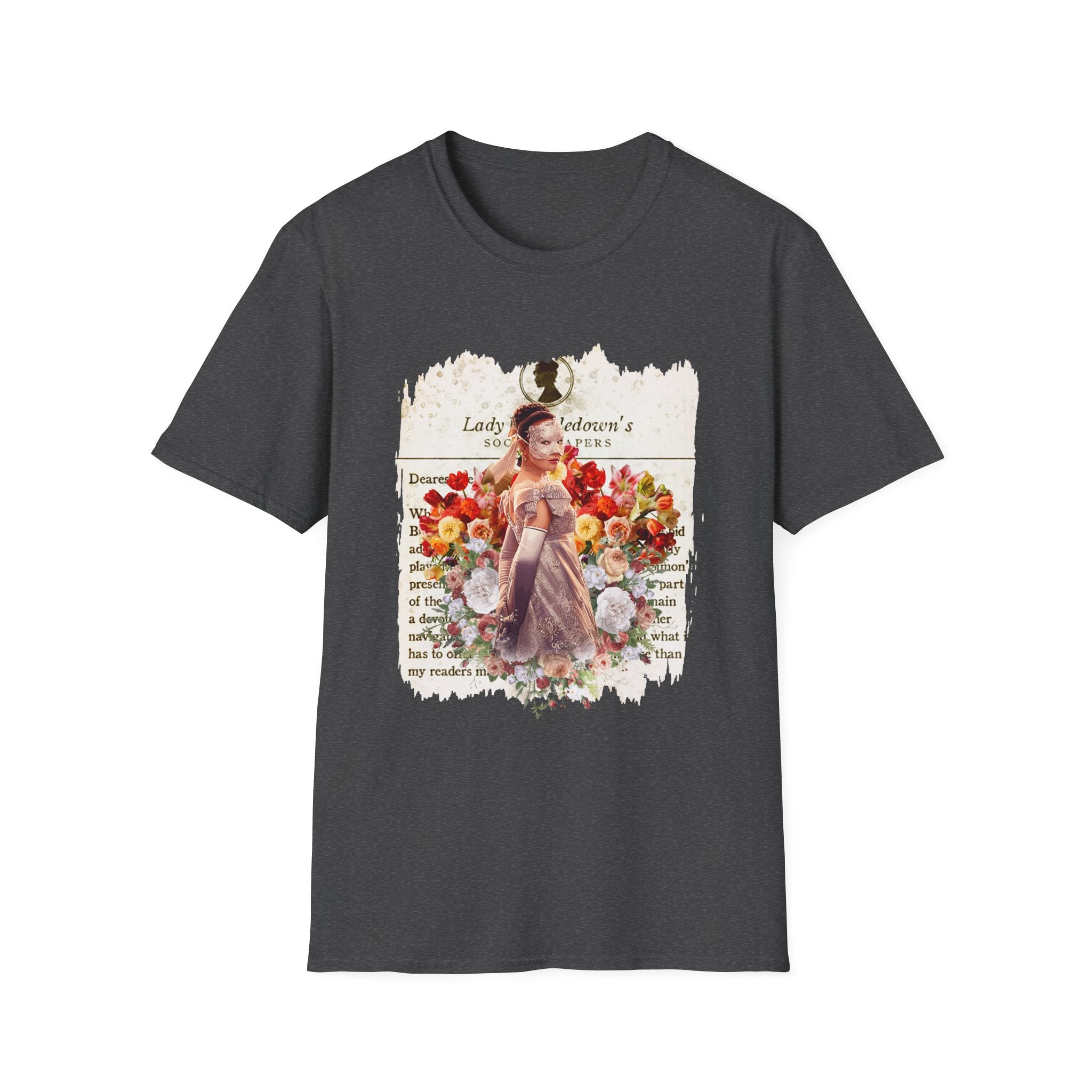 Sophie Baek Lady In Silver Masquerade Ball Lady Whistledown Society Papers Netflix T-Shirt