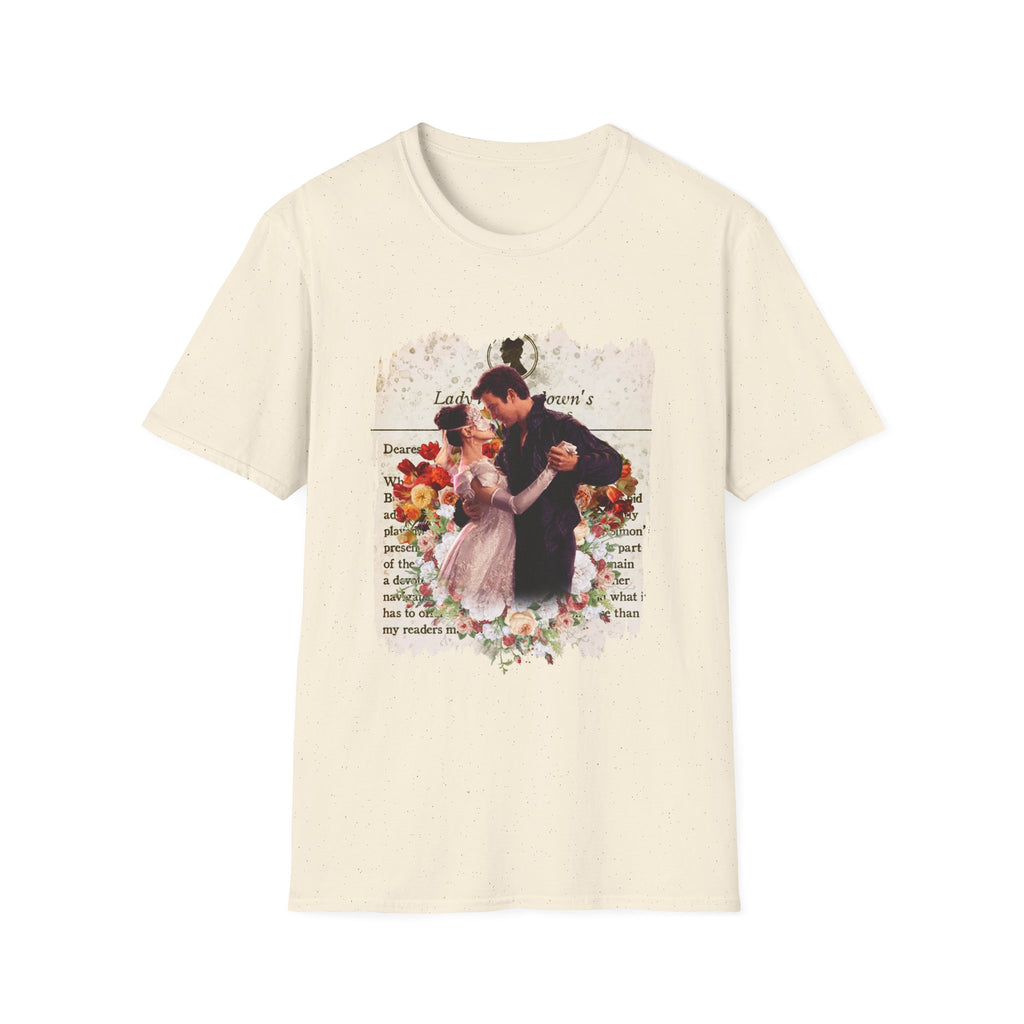 Benedict Bridgerton & The Lady In Silver Lady Whistledown Society Papers Netflix T-Shirt