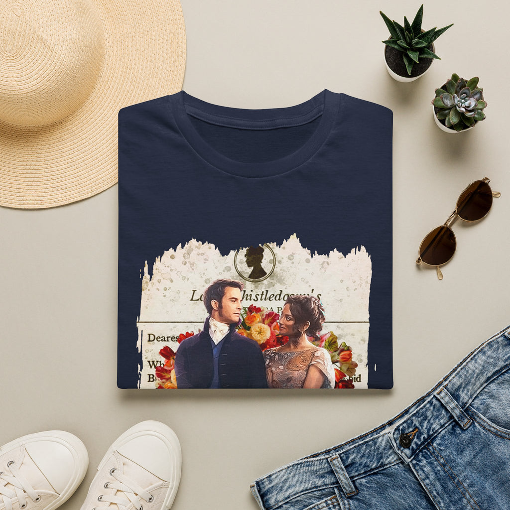 Anthony Bridgerton & Kate Bridgerton Lady Whistledown Society Papers Netflix T-Shirt