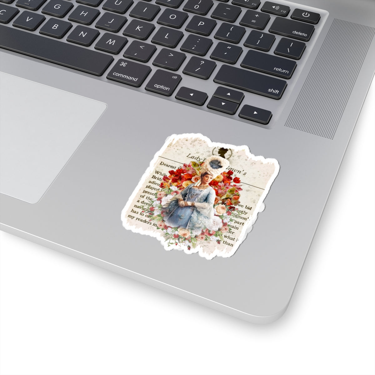 Queen Charlotte Lady Whistledown Society Papers Bridgerton Netflix Sticker