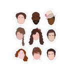 Bridgerton's Colin, Penelope, Anthony, Lady Danbury, Violet, Portia, Prudence, Philippa, Marcus Emoji Bridgerton Netflix Sticker