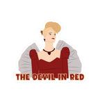 The Devil In Red Cressida Cowper Red Dress Bridgerton Netflix Sticker