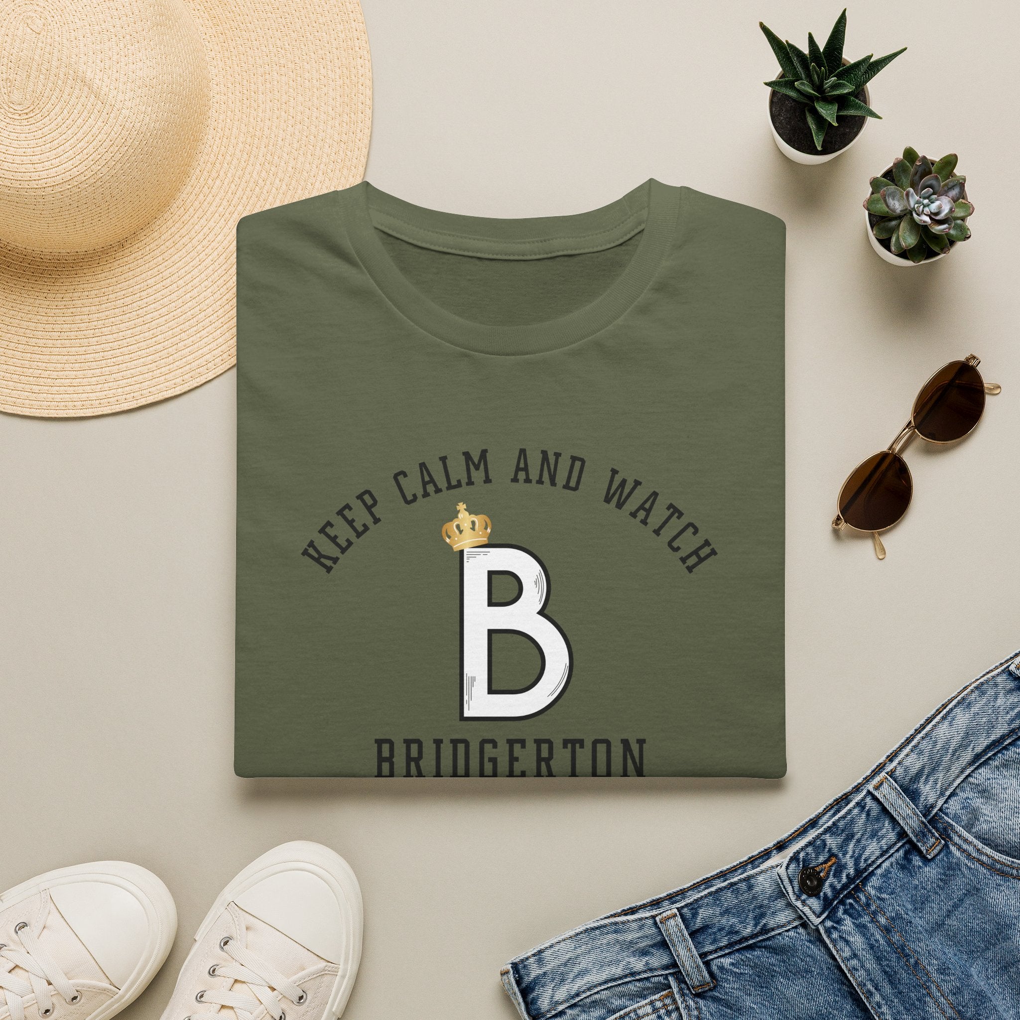 Keep Calm And Watch Bridgerton Netflix Bridgerton Cute T-Shirt