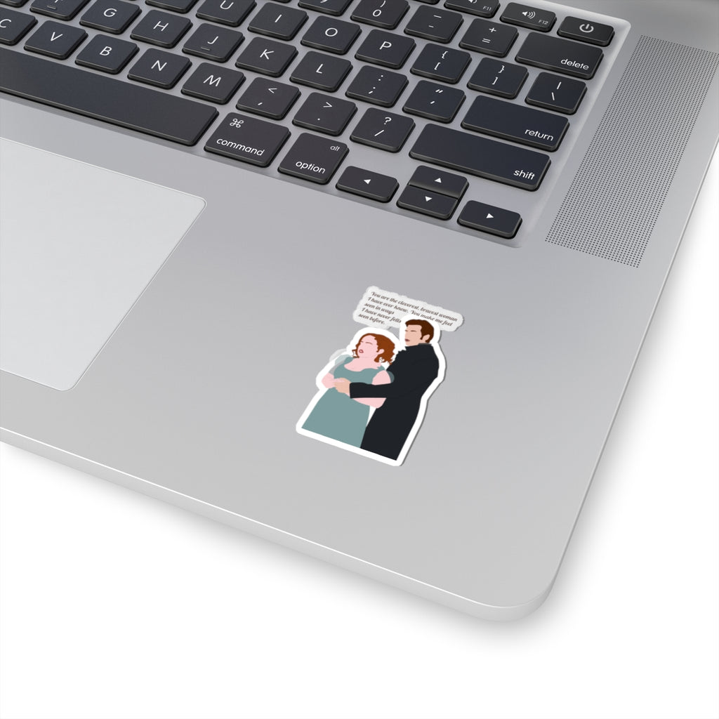 You Are The Cleverest, Bravest Woman I Have Ever Known Colin & Penelope Bridgerton Netflix Sticker