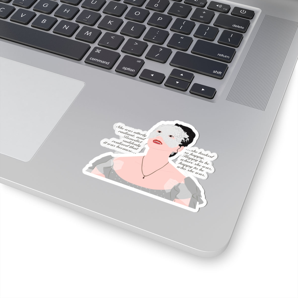 She Was Utterly Radiant Because She Looked So Happy Sophie Baek Masquerade Ball Quote Netflix Sticker