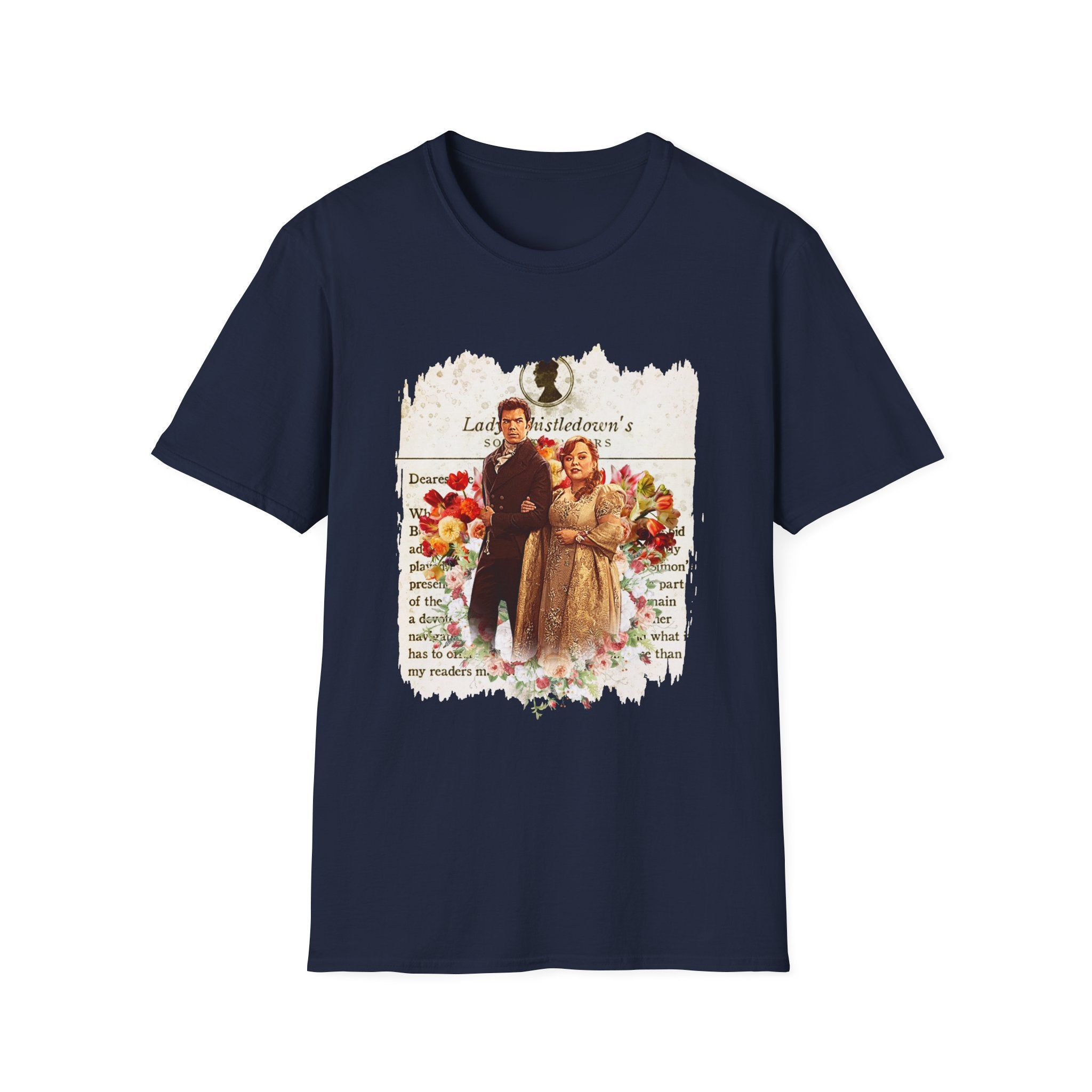 Colin Bridgerton & Penelope Bridgerton Lady Whistledown Society Papers Netflix T-Shirt