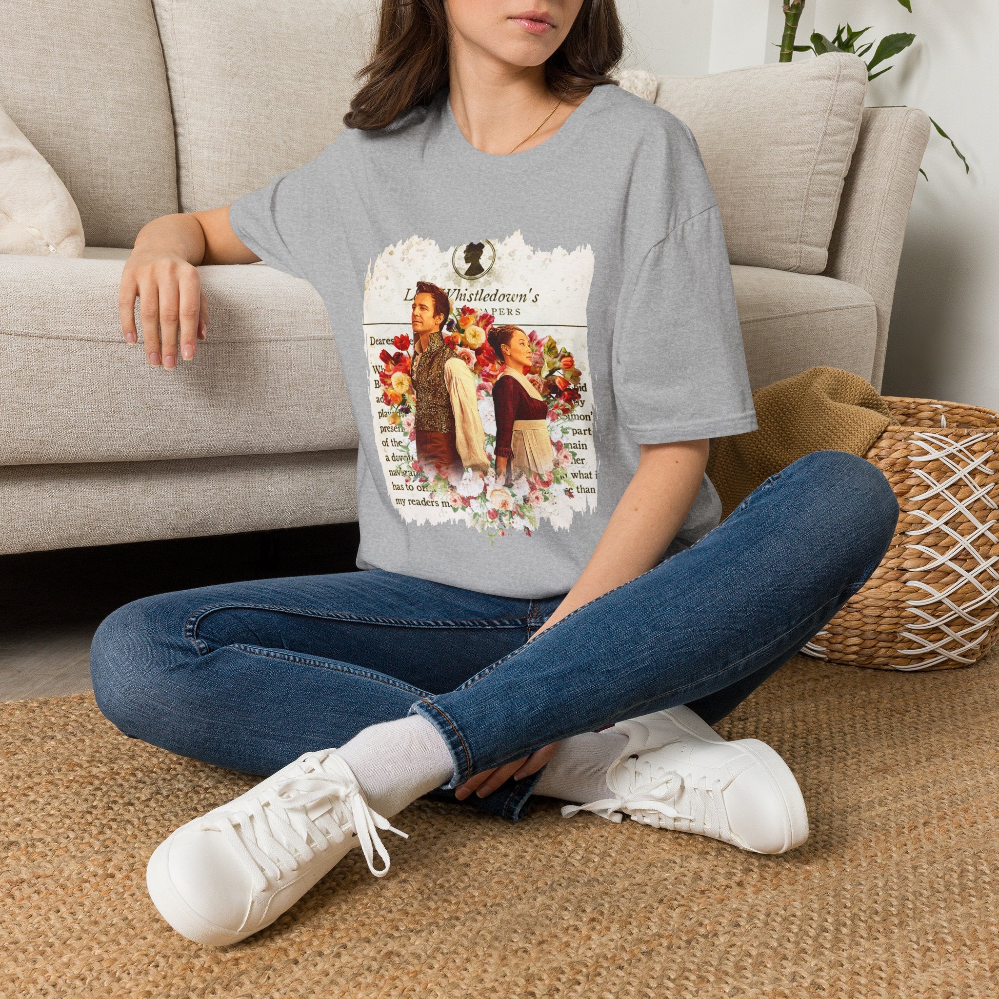 Benedict Bridgerton & Sophie Baek Back To Back Lady Whistledown Society Papers Netflix T-Shirt