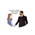 I Am Yours Daphne & Simon Bridgerton Netflix Sticker