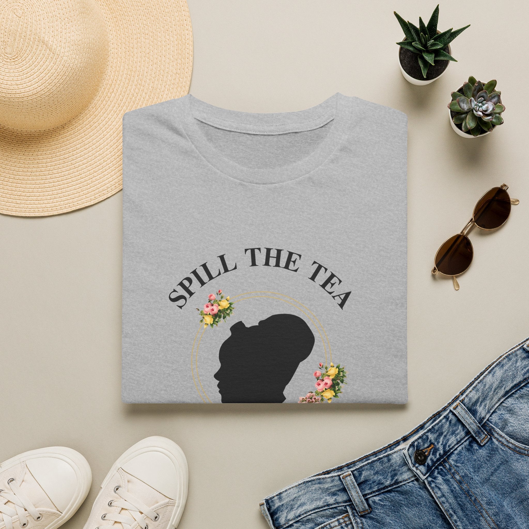 Spill The Tea Lady Whistledown Society Papers Bridgerton Netflix T-Shirt