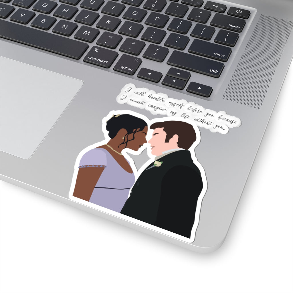 I Will Humble Myself Before You Anthony & Kate Bridgerton Netflix Sticker