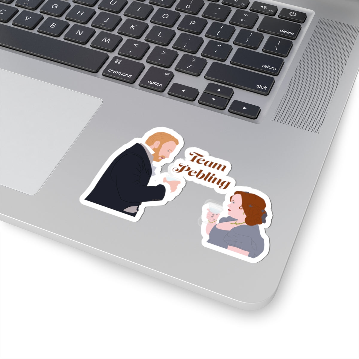 Team Pebling Penelope Featherington & Lord Debling Bridgerton Netflix Sticker
