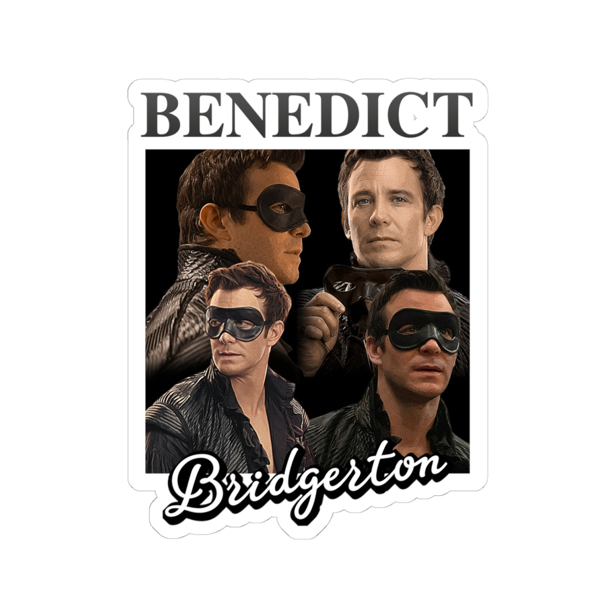 Benedict Bridgerton Masquerade Ball 90's Bridgerton Netflix Sticker