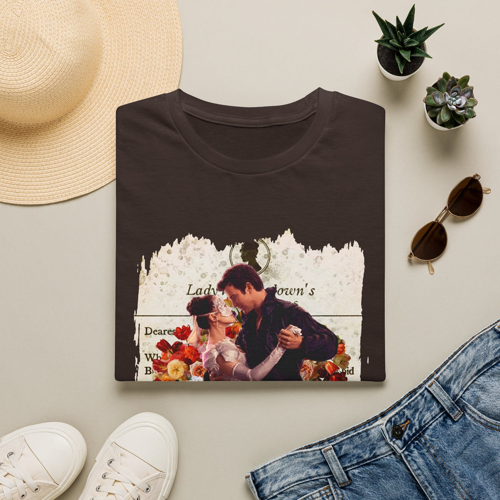 Benedict Bridgerton & The Lady In Silver Lady Whistledown Society Papers Netflix T-Shirt