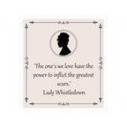 The One's We Love Have The Power Lady Whistledown Bridgerton Netflix Sticker