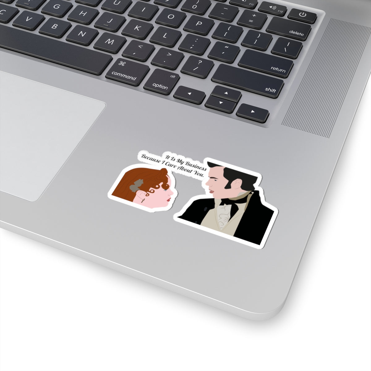 It Is My Business Because I Care About You Colin & Penelope Bridgerton Netflix Sticker