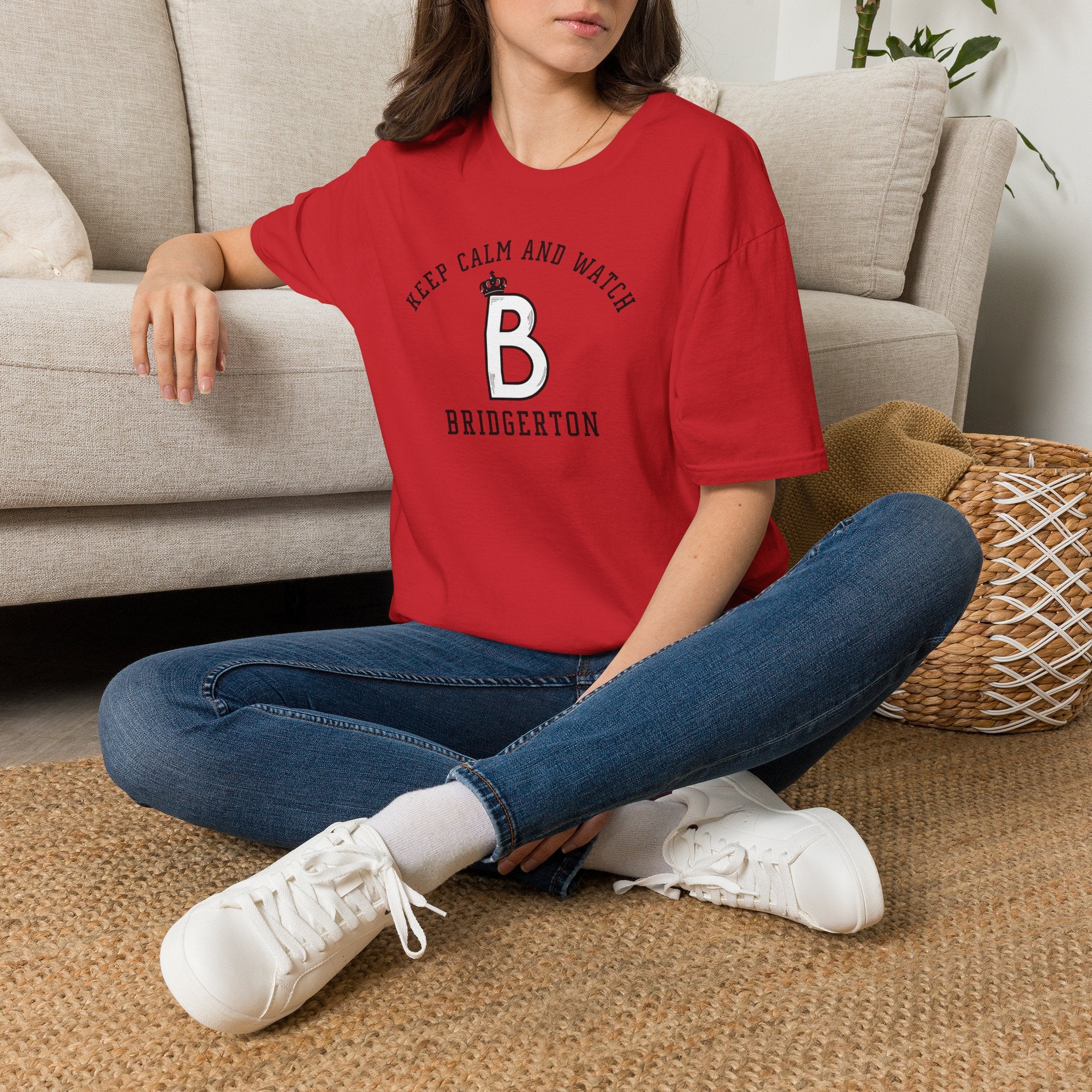 Keep Calm And Watch Bridgerton Netflix T-Shirt