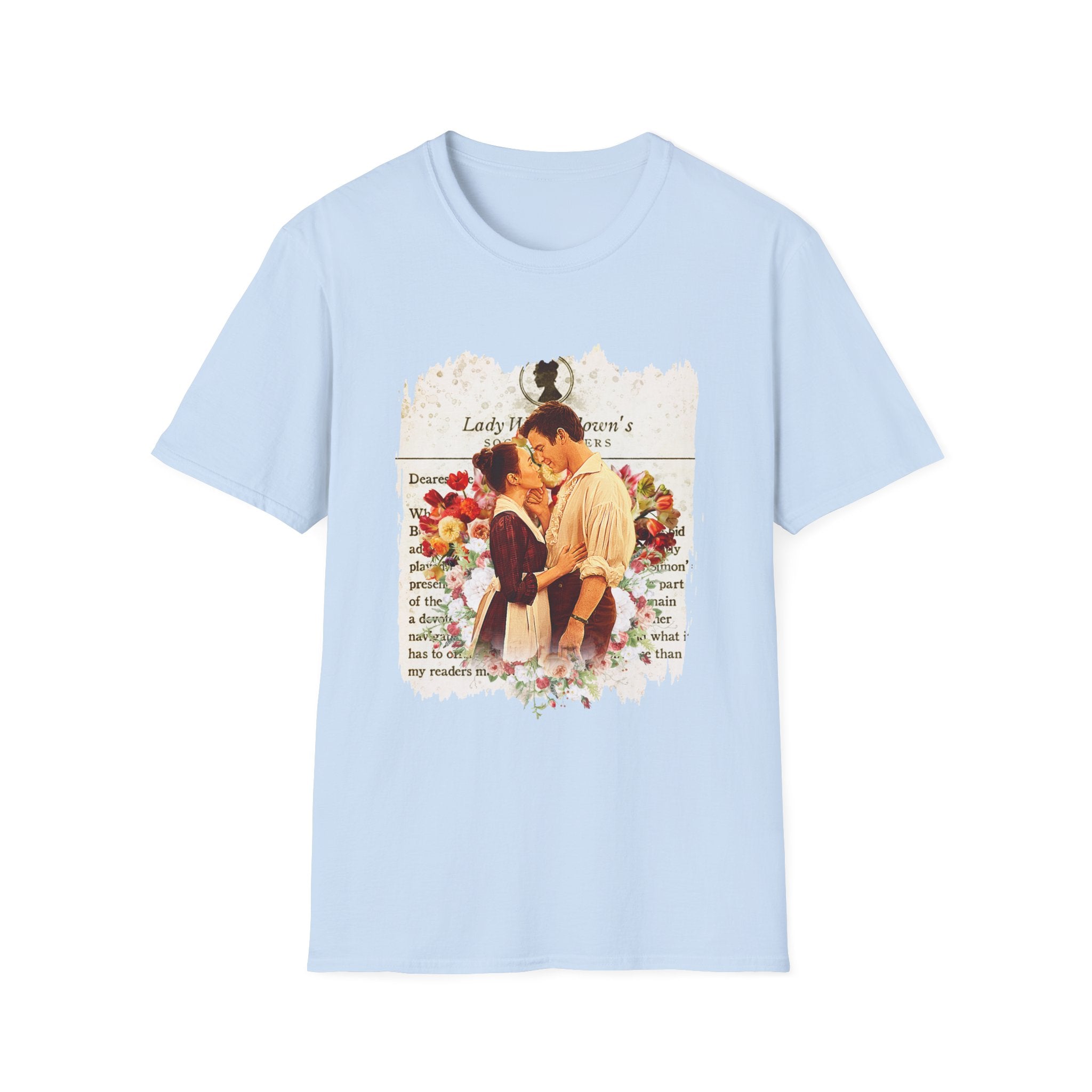 Benedict Bridgerton & Maid Sophie Baek Lady Whistledown Society Papers Netflix T-Shirt