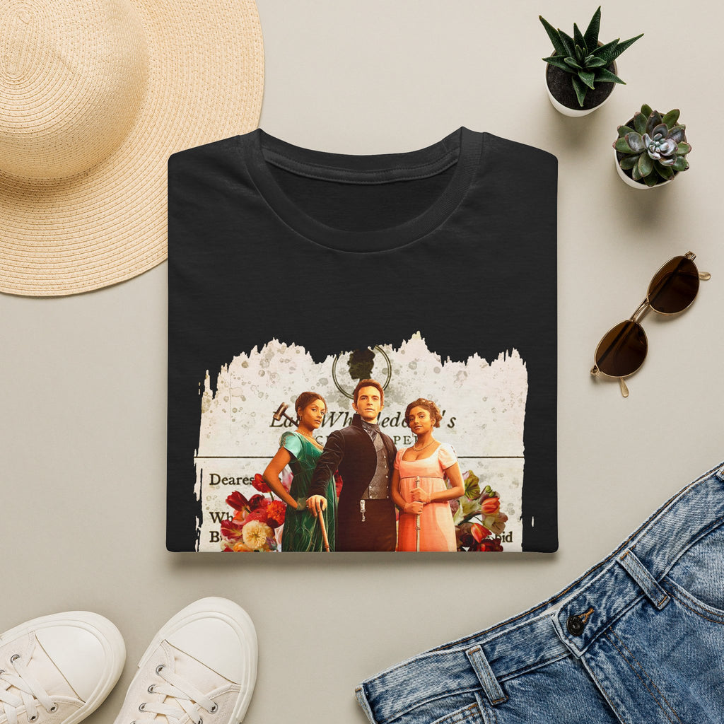 Anthony Bridgerton, Kate & Edwina Sharma & Newton Lady Whistledown Society Papers Netflix T-Shirt