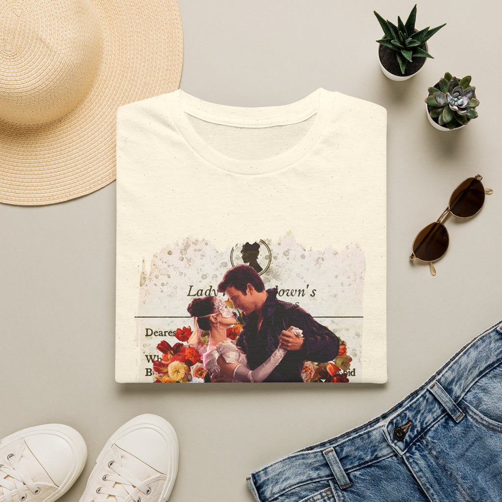 Benedict Bridgerton & The Lady In Silver Lady Whistledown Society Papers Netflix T-Shirt