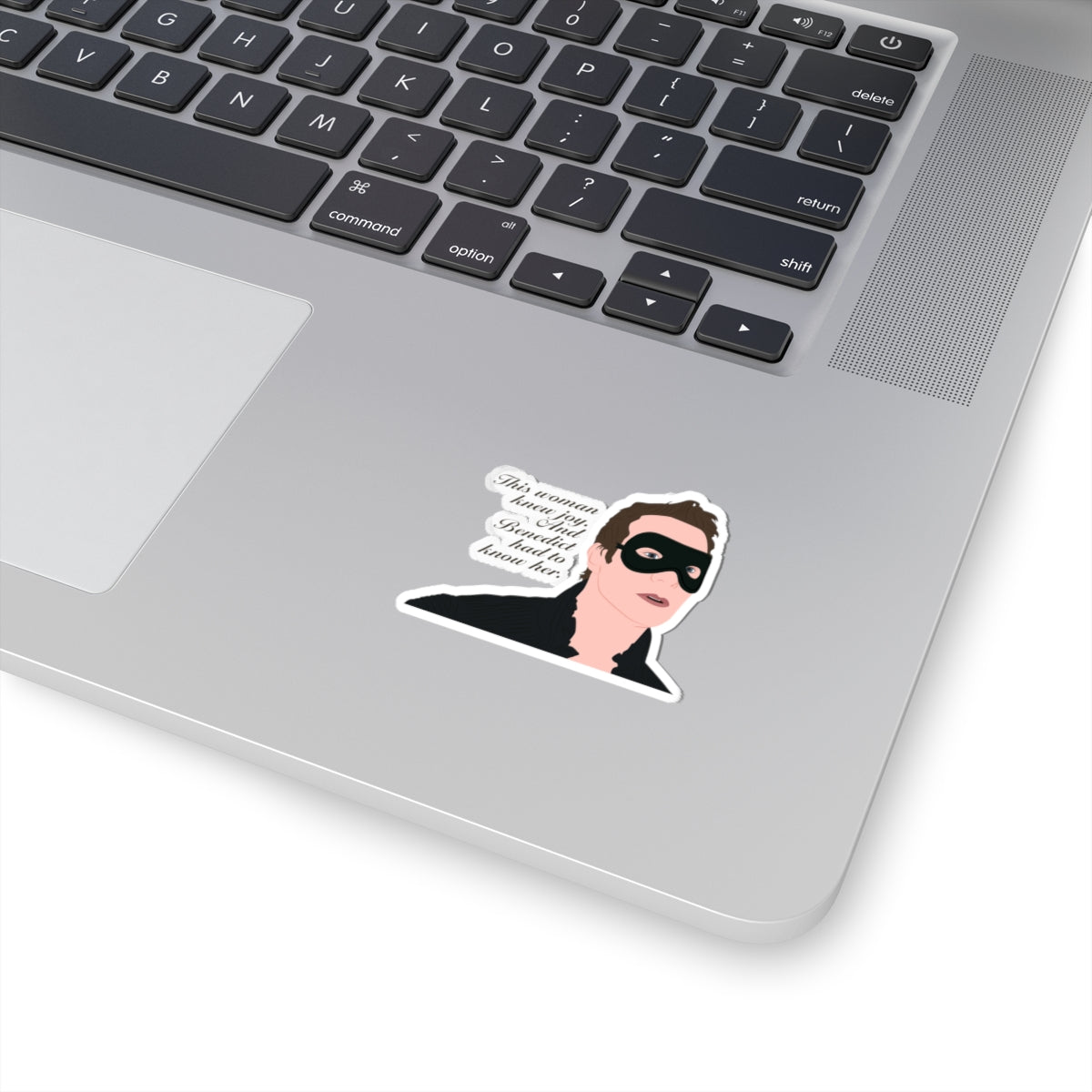 This Woman Knew Joy And Benedict Had To Know Her Bridgerton Masquerade Ball Quote Netflix Sticker