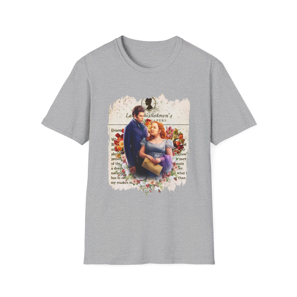 Colin Bridgerton & Penelope Featherington Lady Whistledown Society Papers Netflix T-Shirt
