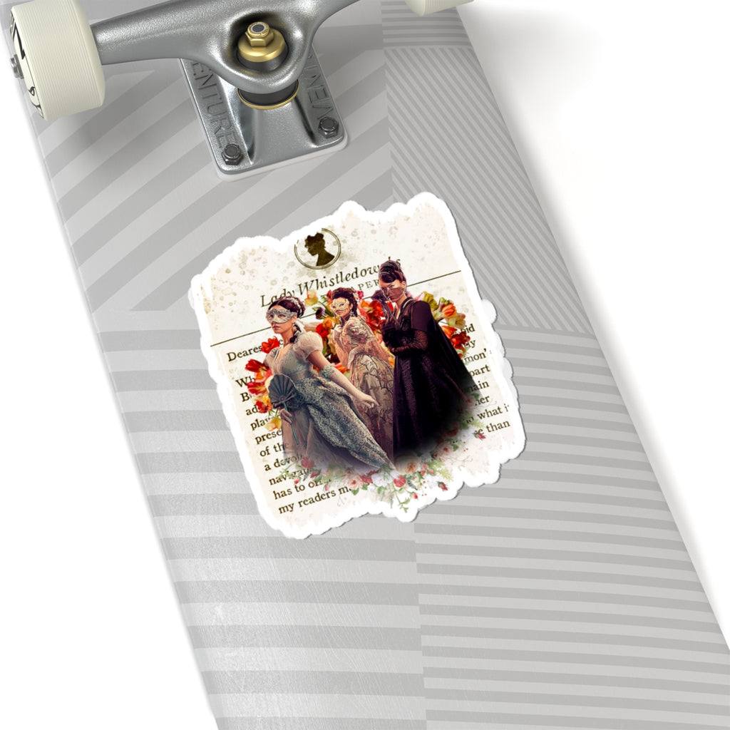 Araminta, Rosamund & Posy Lady Whistledown Society Papers Netflix Sticker