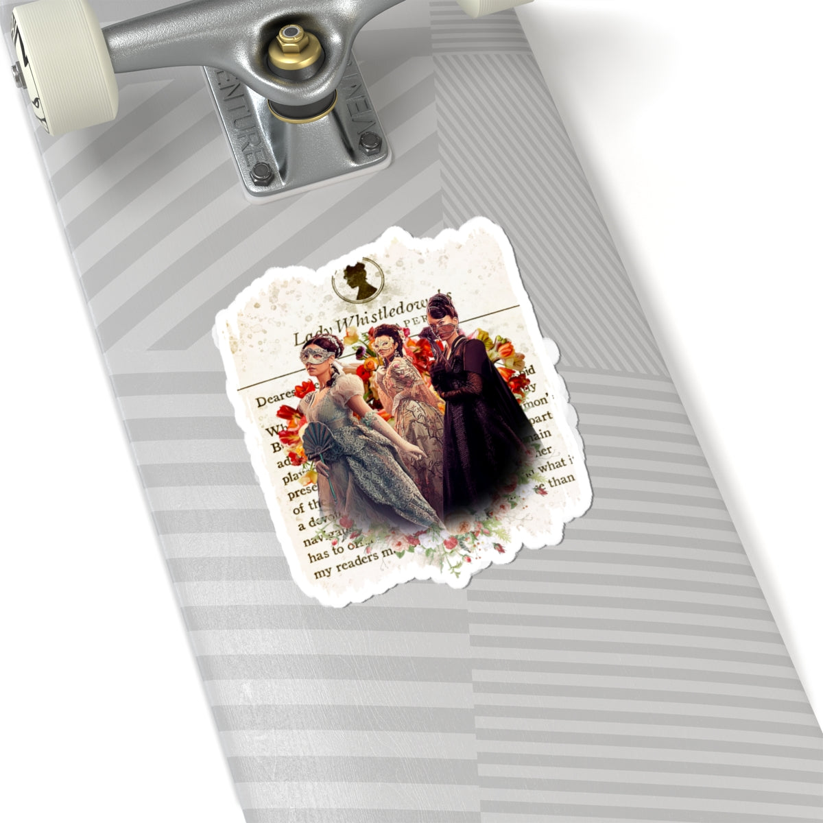 Araminta, Rosamund & Posy Lady Whistledown Society Papers Netflix Sticker