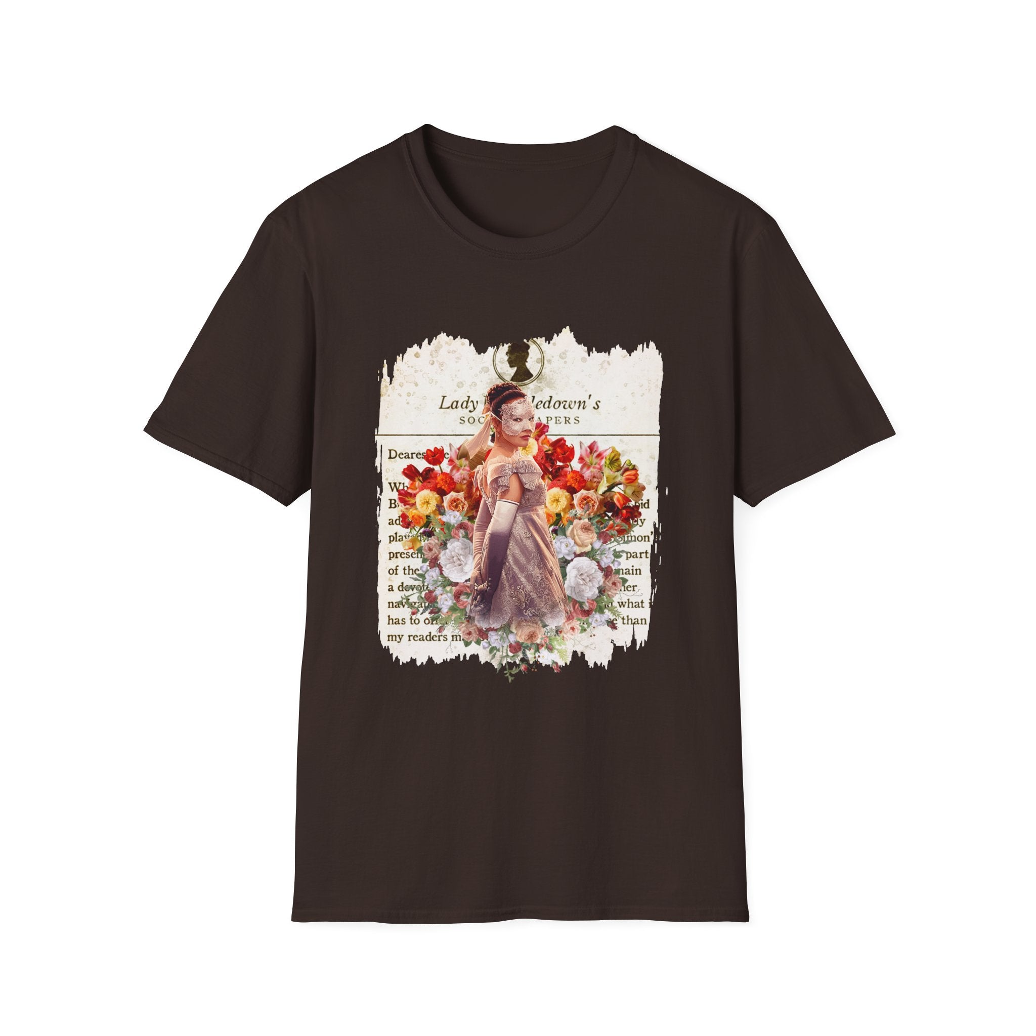 Sophie Baek Lady In Silver Masquerade Ball Lady Whistledown Society Papers Netflix T-Shirt