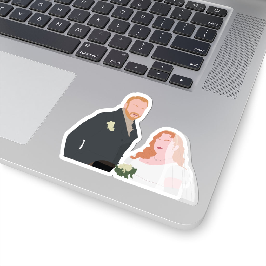 Lord Debling & Penelope Featherington Wedding Bridgerton Netflix Sticker
