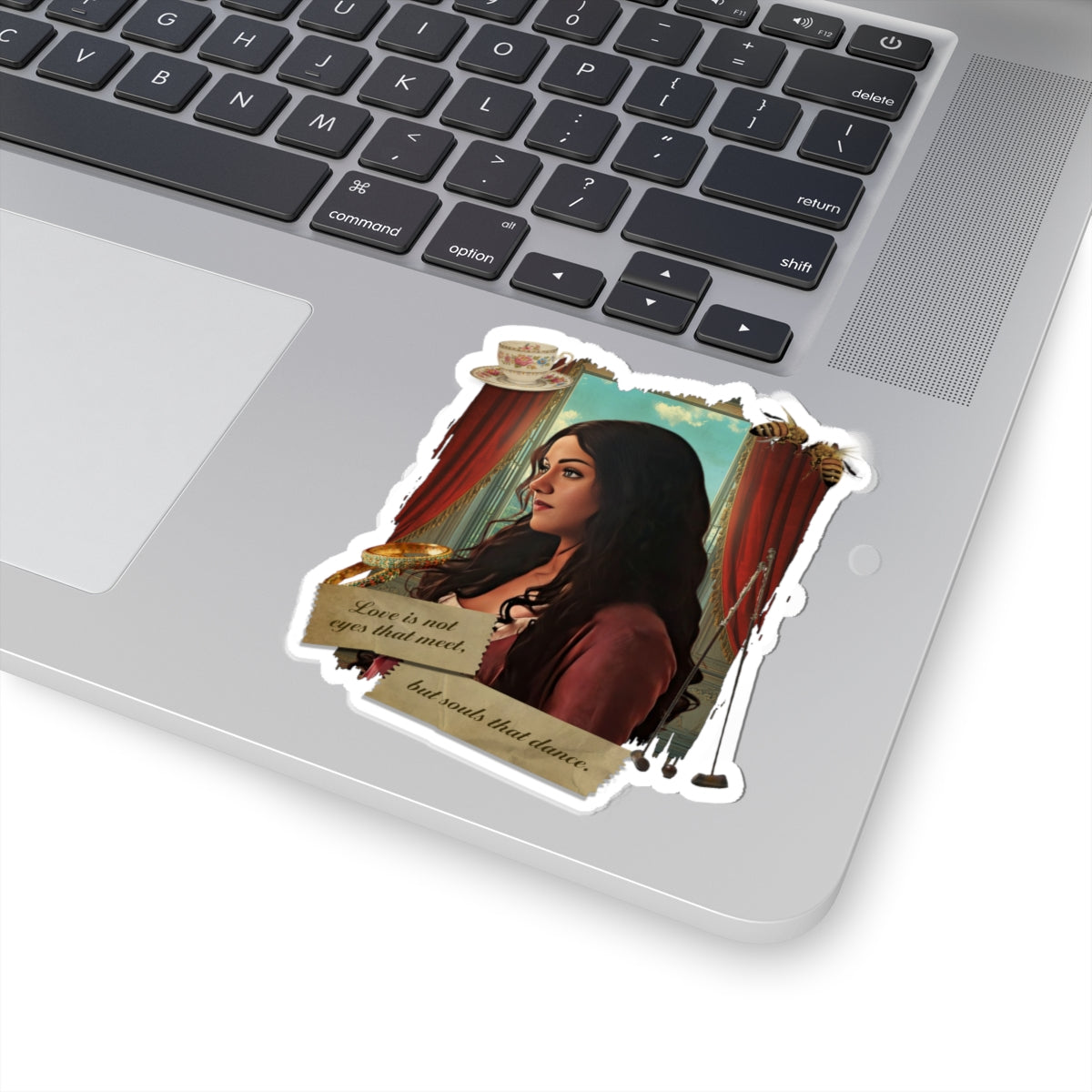 Love Is Not Eyes That Meet Kate Sharma Bridgerton Portrait Netflix Sticker
