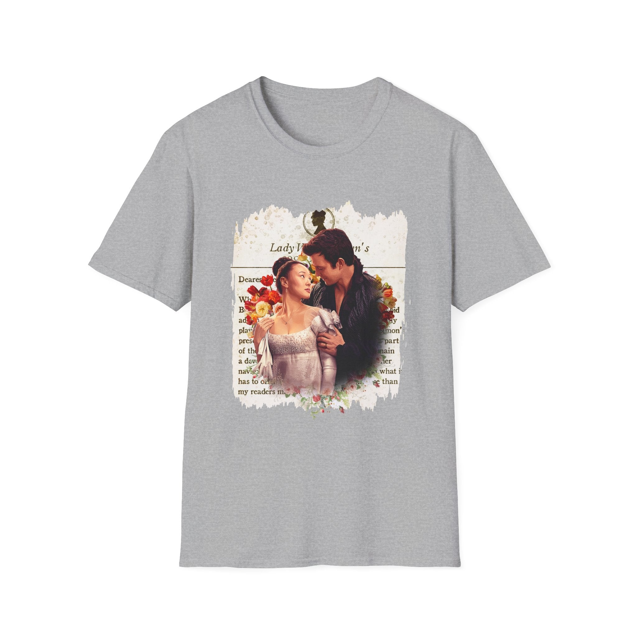 Benedict Bridgerton & Sophie Baek Lady Whistledown Society Papers Netflix T-Shirt