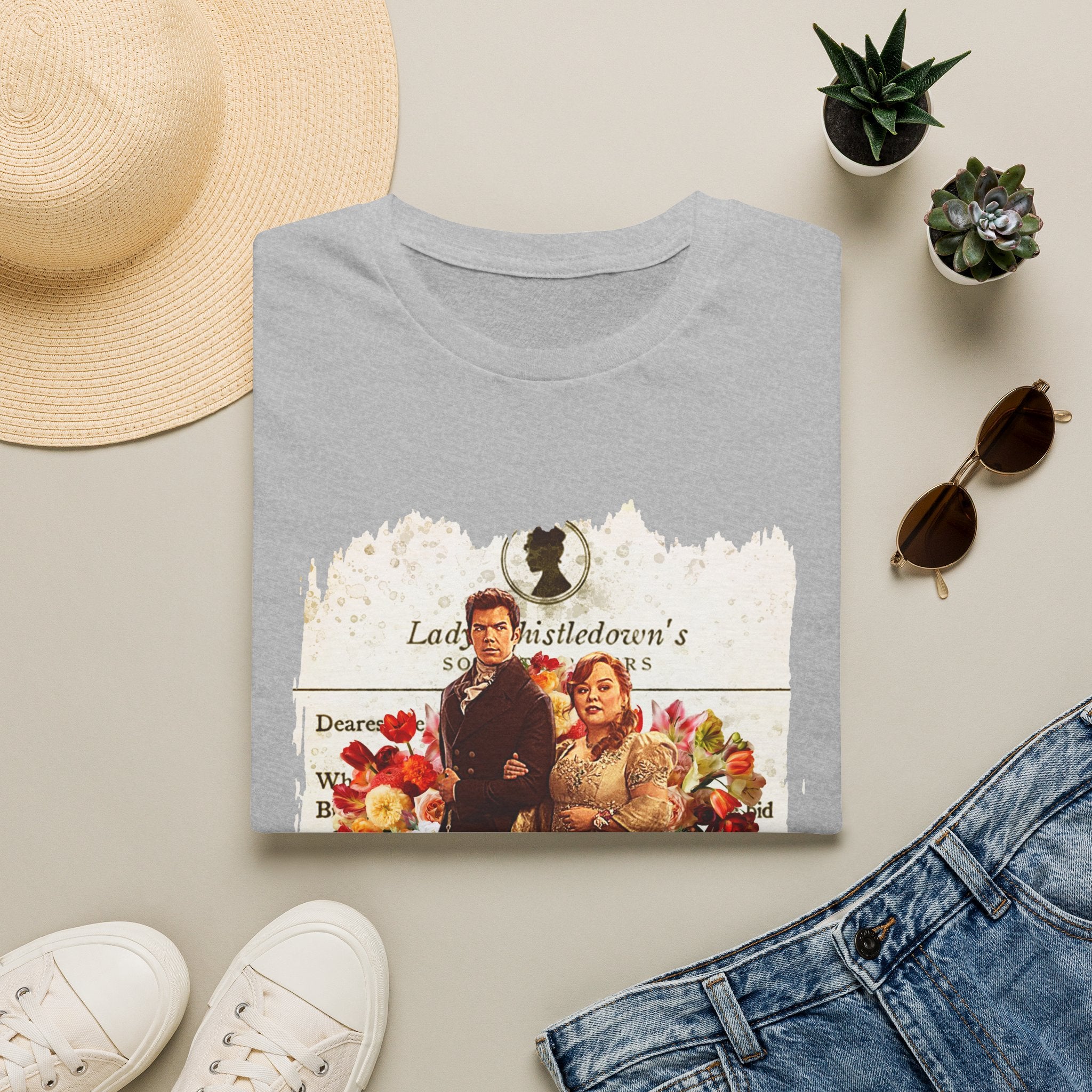 Colin Bridgerton & Penelope Bridgerton Lady Whistledown Society Papers Netflix T-Shirt
